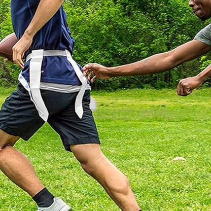 Trained Flags Football Set Adjustable Football Belt Flags Training Equipment for Kids Sports Games and Activity