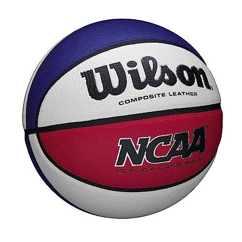 Wilson NCAA Replica - color: Red/White/Blue, size: Size 7 - 29.5"