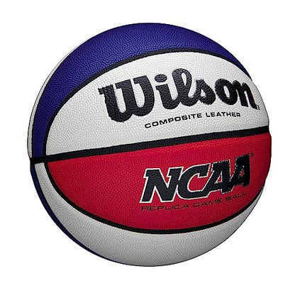 Wilson NCAA Replica - color: Red/White/Blue, size: Size 7 - 29.5"