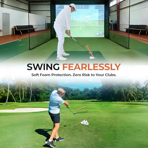 Visual Lock Golf Training Aid – Instant Head Stability & Swing Plane Trainer – Master Swing Path, Fix Swaying, and Correct Slices for Driver & Irons
