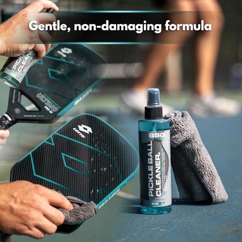 Pickleball Paddle Cleaner, Grip & Paddle Reset Spray, Erase Dirt & Grime, Improve Accuracy, Remove Sweat and Scum | 8 floz - size: 1-Pack (Blue)