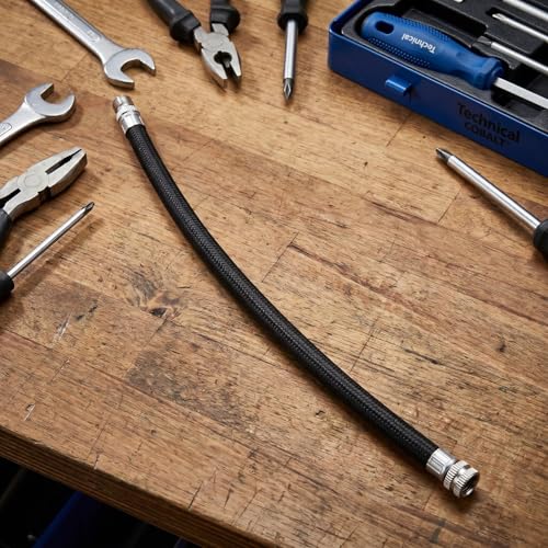 LIOOBO Air Cylinder Extension Tube: 5Pcs Bicycle Tire Inflator Air Pullers Tubes Replacement Exercise Ball Pump Hose for Yoga Ball Basketball