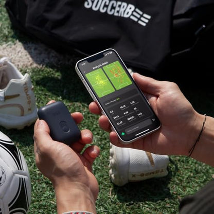 SOCCERBEE-BEE PRO 2 - Sports GPS Tracker & Vest for Outdoor Sports | 30days Trial Included & Subscription Requierd | Soccer Training Equipment | Fitness Tracker (Medium)