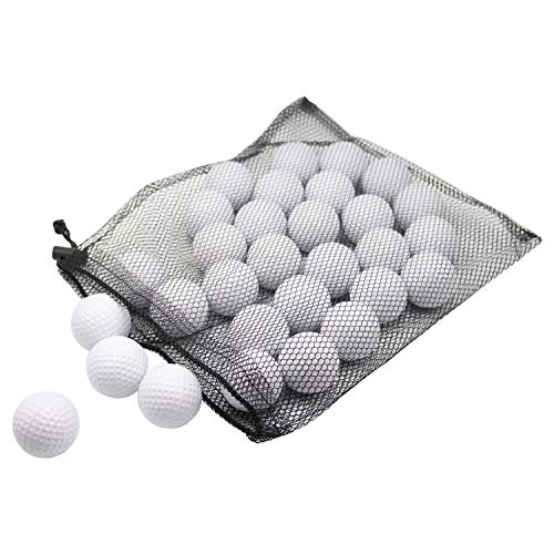 40 Pack Foam Golf Practice Balls - Realistic Feel and Limited Flight Training Balls for Indoor or Outdoor