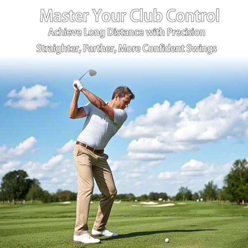 Golf Swing Trainer T Grip Aid – Golf Grip Trainer, Rubber Golf Training Aid for Correct Posture, Two Sizes with Carry Bag