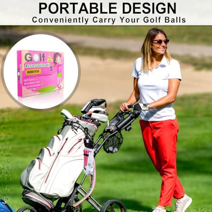 12Pcs Golf Accessories Kit Include Golf Ball Bag Golf Tees Golf Towel Golf Club Cleaner Brush Groove Cleaner Tool Divot Tool Magnetic Ball Marker,Best Golf Gift for Women Man