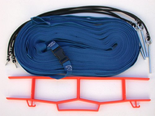 Home Court 1-inch Non-Adjustable 30-ft Grass Setup Boundary - W25G - color: Blue