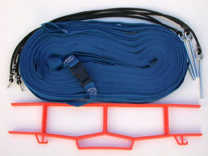 Home Court 1-inch Non-Adjustable 30-ft Grass Setup Boundary - W25G - color: Blue