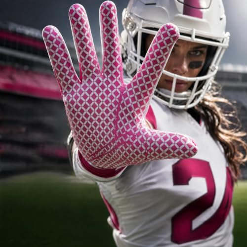 Seibertron Pro 3.0 Elite Ultra-Stick Football Receiver Gloves, High Performance Non-Slip Sports Gloves for Youth Kids Boys Girls & Adult