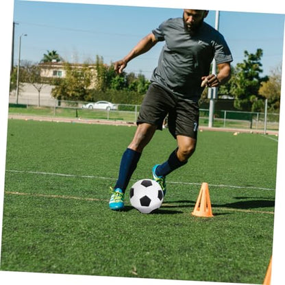 Yardwe Size 5 Pu Machine Stitched Soccer Ball, Adult Training Football for Outdoor and Indoor Use, Youth and Sports Ball for Skill Drills and Matches