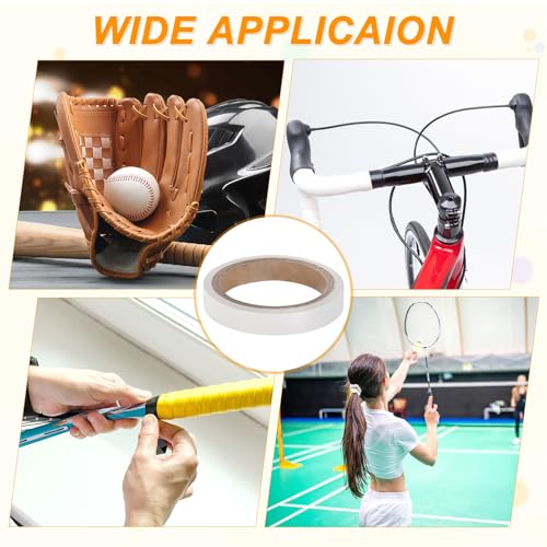 M METERXITY Grip Finishing Tape PVC Racket Wrap Grip Racquet Finishing Tapes for Pickleball/Racquetball - color: Black, White