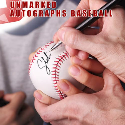 Magicorange Baseball, 12 Pack Training Baseballs Unmarked Practice Rubber Core Baseballs for Hitting, Soft Toss, Batting, Fielding, Pitching
