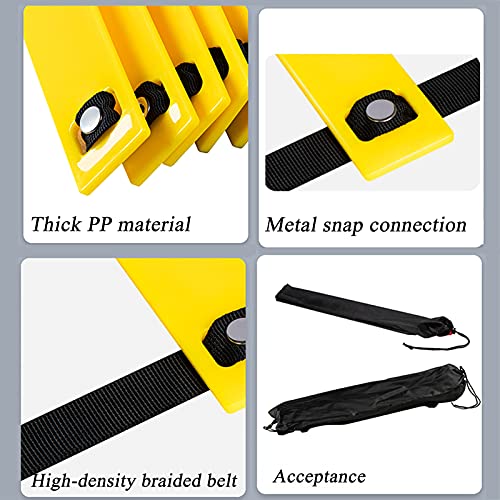 Agility Ladder Balance Training Agility Ladder, Cones Football Training Equipment, Home Fitness Kit, for Personal Speed Sports Drills(Size:3m) - size: 3m
