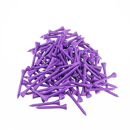 Crestgolf Professional 2 1/8" Deluxe Wood Golf Tees 100pcs - color: Purple