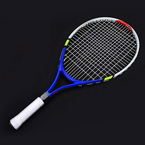 Adult Tennis Rackets, Mid Weight Tennis Racquet for Men and Women College Students Beginner Tennis Racket - color: Blue