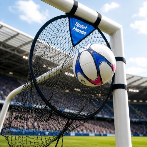 Soccer Targets for Goals Training (2pc) - Soccer Training Target | Top Bins Equipment | Durable Design - Extra-Long Straps with Carry Case