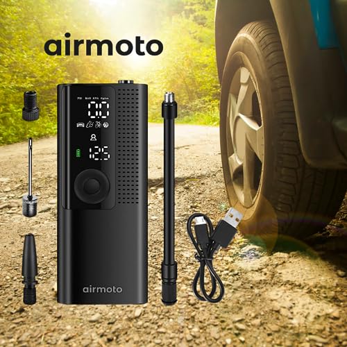Airmoto Spare Kit - Backup Accessories Tire Inflator Portable Air Compressor - Includes Scharder Valve, Presta Adapter, Needle Adapter and General Valve Adapter - Complete Replacement Set