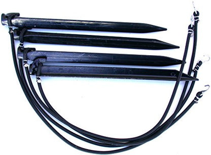 Home Court 1-inch Adjustable 30-ft Sand Court Line - 17AS - color: Black