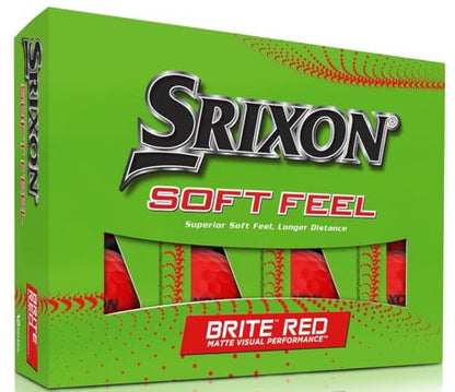 Srixon Soft Feel Golf Balls - color: Brite Red, style: Softfeel 13