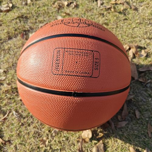 Size 7(29.5")/Size 5(27.5") Rubber Basketball - Durable, Wear-Resistant for Indoor & Outdoor Training with Pump Included(Deflated)