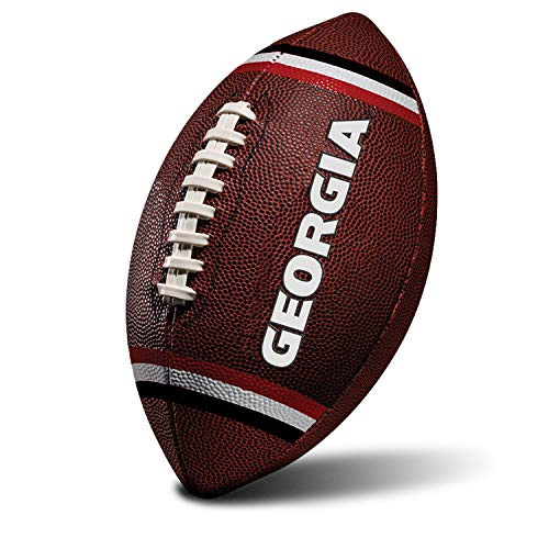 Franklin Sports Kids NCAA Youth Football - Official College Team Football with Team Logos - Junior Size