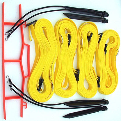 Home Court 1-inch Adjustable 30-ft Sand Court Line - 17AS - color: Yellow