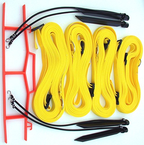 Home Court 1-inch Adjustable 30-ft Sand Court Line - 17AS - color: Yellow