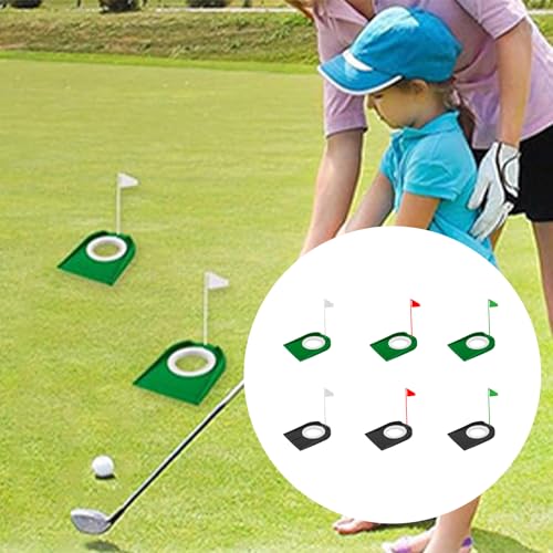 Authentic Golf Putting Practice Mat Automatic Ball Return and Direction Line for Real Green Feel Indoor Outdoor Training