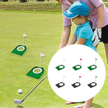 Authentic Golf Putting Practice Mat Automatic Ball Return and Direction Line for Real Green Feel Indoor Outdoor Training