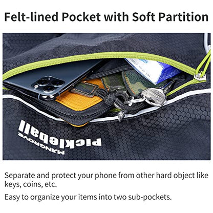Mangrove Pickleball Bag, Men's & Women's Pickleball Backpack, Adjustable Sling Bag w/Fence Hook/Large Capacity/Safety Pocket - color: Green