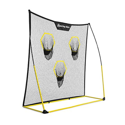 Football Net Set Portable Football Training Net for Quarterback Passing Accuracy for Garden Goal Target