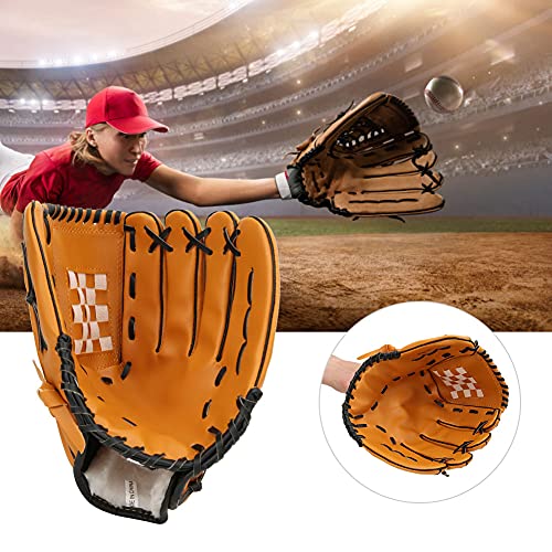 Competition Baseball Glove, Children Baseball Glove 10.5 inch for Children Children with PVC Thicken Baseball Glove Practicing Training Competition Gloves (12.5 inches)
