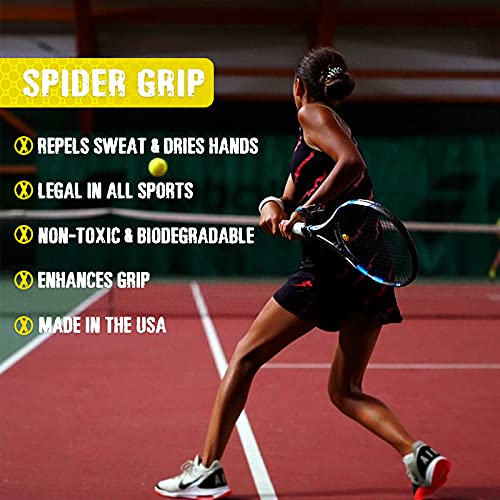 Spider Grip Liquid Sports Grip 2oz for Basketball, Football, Tennis, Baseball, Pickleball and Hockey