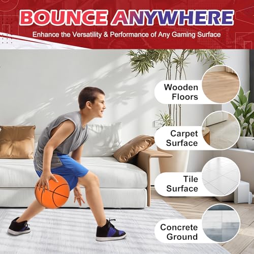 Silent Basketball Size 3/5 (22"/27.5") Ultra-Quiet No-Noise Indoor Training Ball, Soft Bounce Design, Not Vacuum Shipped, Premium Soft Foam Silent Basketball with Individual Gift Packaging - size: Size 5