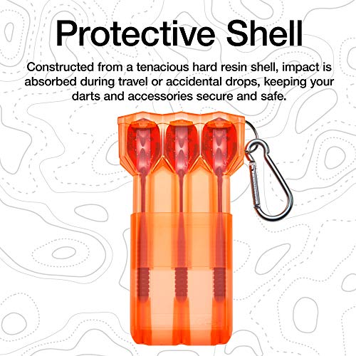 Casemaster by GLD Products Nomad Adjustable Dart Case - color: Neon Orange