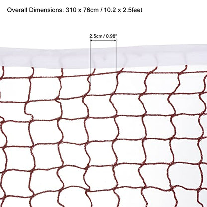 PATIKIL Badminton Net, Badminton Court Netting Replacement for Outdoor Indoor Beach - size: 10x2.5ft