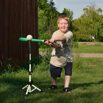 Baseball Tee Batting Tee Softball Tee Portable Travel Hitting Tee,Easy Adjustable Height,Stable Tripod Stand - color: White, style: Tee Pro