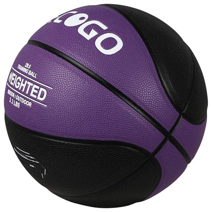 Size 6/7 Weighted Training Basketball (2.2/3/3.3 lbs) - Heavy Indoor/Outdoor Basketball for Dribbling, Passing, Rebounding & Skill Development - style: 3.3LBS
