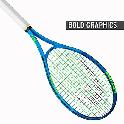 HEAD Ti. Conquest Tennis Racquet – Nano Titanium Technology, Oversized Head, Lightweight O-Beam Construction, Pre-Strung Beginner & Recreational Tennis Racquet - size: 4 1/4" Grip