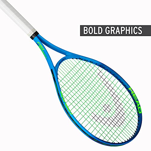 HEAD Ti. Conquest Tennis Racquet – Nano Titanium Technology, Oversized Head, Lightweight O-Beam Construction, Pre-Strung Beginner & Recreational Tennis Racquet - size: 4 3/8" Grip
