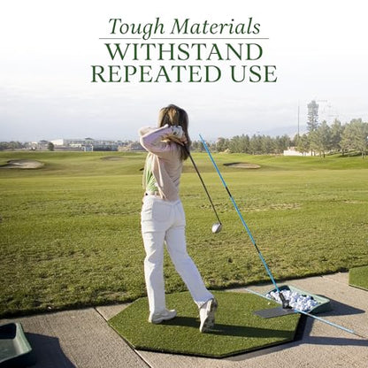 Golf Alignment Stick Holder Plate, Professional Swing Trainer, Practice Tool Training Equipment Golfing Accessory Complete with Alignment Sticks and Divot Repair Tool
