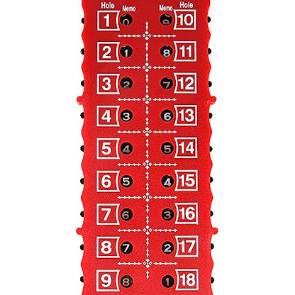 Leyal 2PCS 18 Holes Golf Score Card and Stroke Counter Accessories