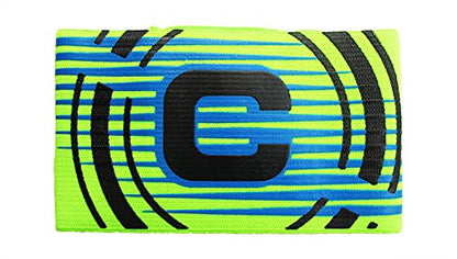 Captain's Armband Soccer Football Captain Armbands for Multi-Sport - Pack of 5 Colour - color: Multicolor