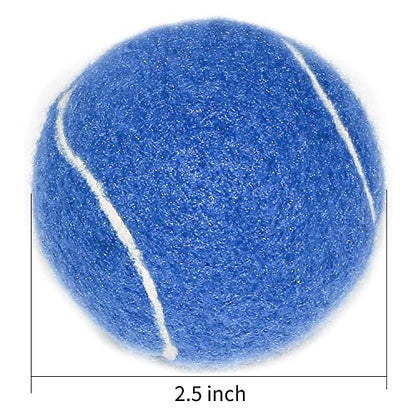 URBEST Advanced Tennis Ball 20 Packs, Training Tennis Balls Practice Balls for Novice Player, Pet Dog Playing Balls with Mesh Carry Bag for Beginner Training Ball - color: Blue