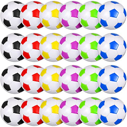 HyDren 24 Pack Soccer Balls Bulk with Pump Official Outside Christian Charity Donation Sport Soccer Balls Gifts for Teens Adults - size: Size 4