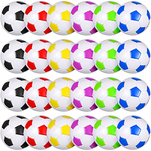 HyDren 24 Pack Soccer Balls Bulk with Pump Official Outside Christian Charity Donation Sport Soccer Balls Gifts for Teens Adults - size: Size 4
