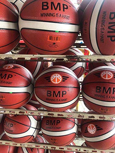 BMP Basketball Size 7 - Suitable for Male and Female Basketball Players Aged 13 Years and up - Official Weight Specifications with a Circumference of 29.5 (75cm)