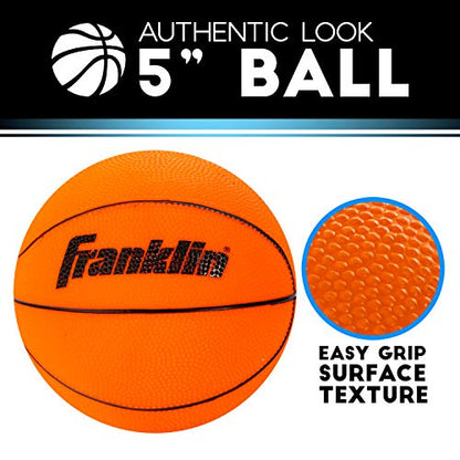 Franklin Sports Mini Basketball Hoops-Indoor Over The Door Mini Hoop+Basketball Sets-Perfect Accessory for Bedroom+Office - size: 17.75" x 12" (Pack of 1), style: Blue - 17.75" x 12"