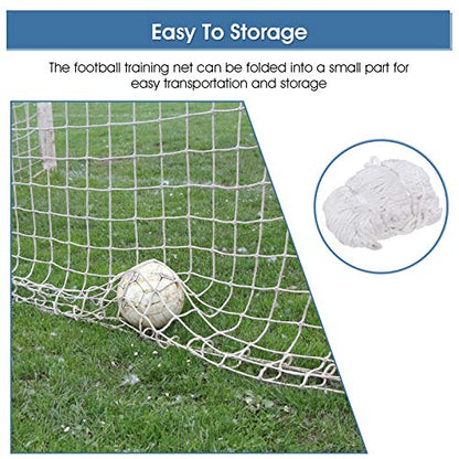 Greensen Youth Soccer Goal Set Sports Soccer Goal Set Sports Soccer Goal Net, Football Replacement Goal Post Netting Full Size for Lacrosse and Soccer - size: 12X6FT