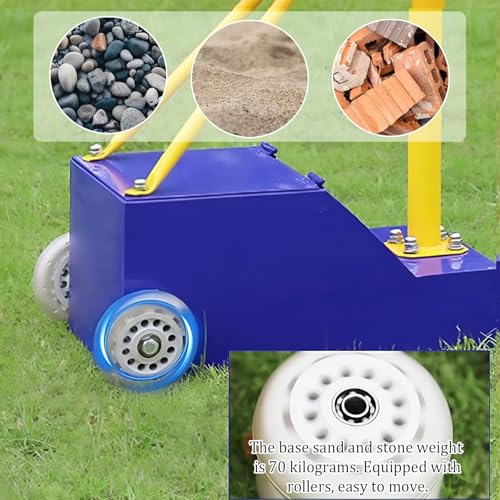 Volleyball Poles, Volleyball Net for Backyard Adjustable Height Poles, Outdoor Portable Volleybal Net Training Stands, Heavy Duty Badminton Nets Sets,for Adults Youth